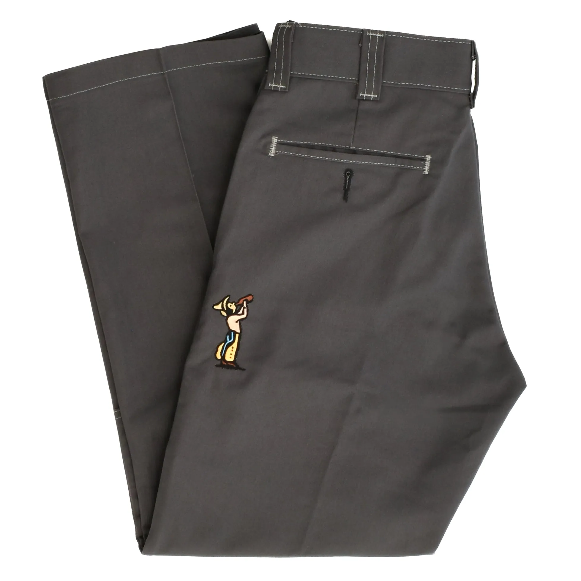 303 Boards - 303 X Paky Wild Frontier X Dickies Skateboarding Regular Fit Double Knee Pants (Charcoal)