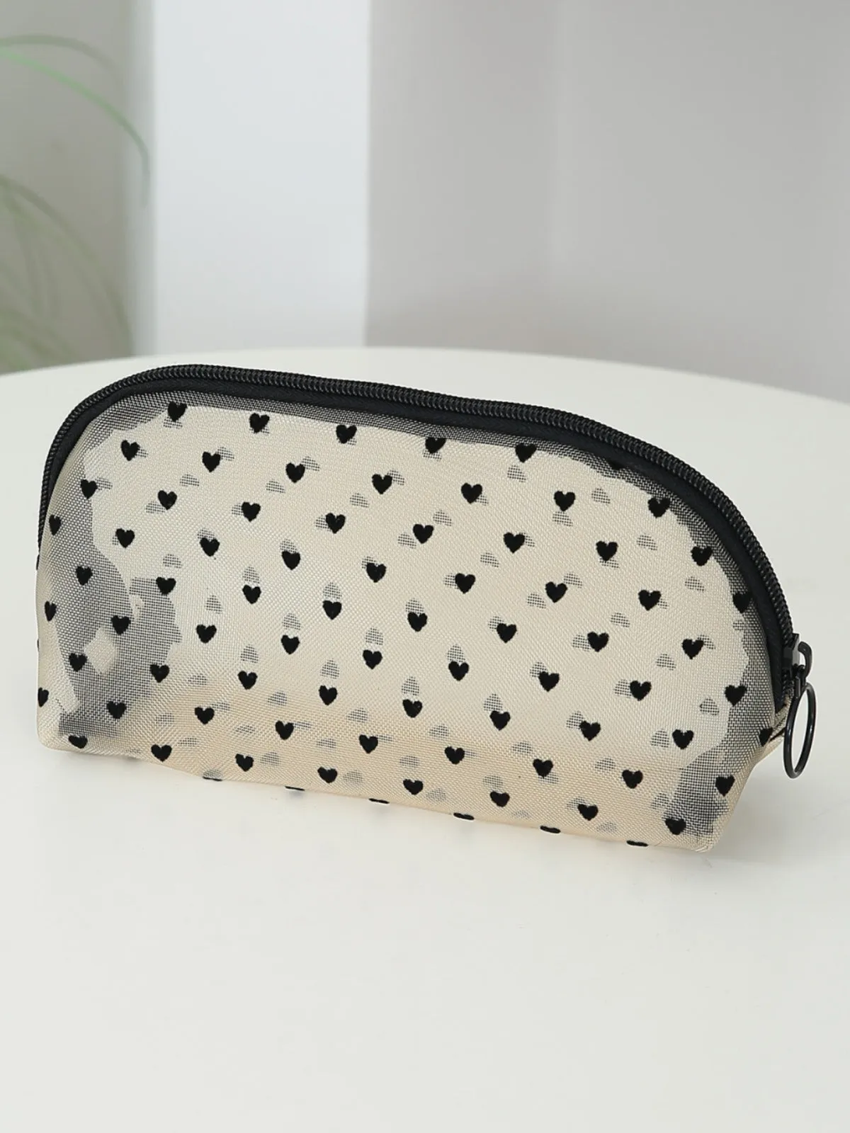 4-Piece Heart Polyester Storage Bag Set for Stylish Organization