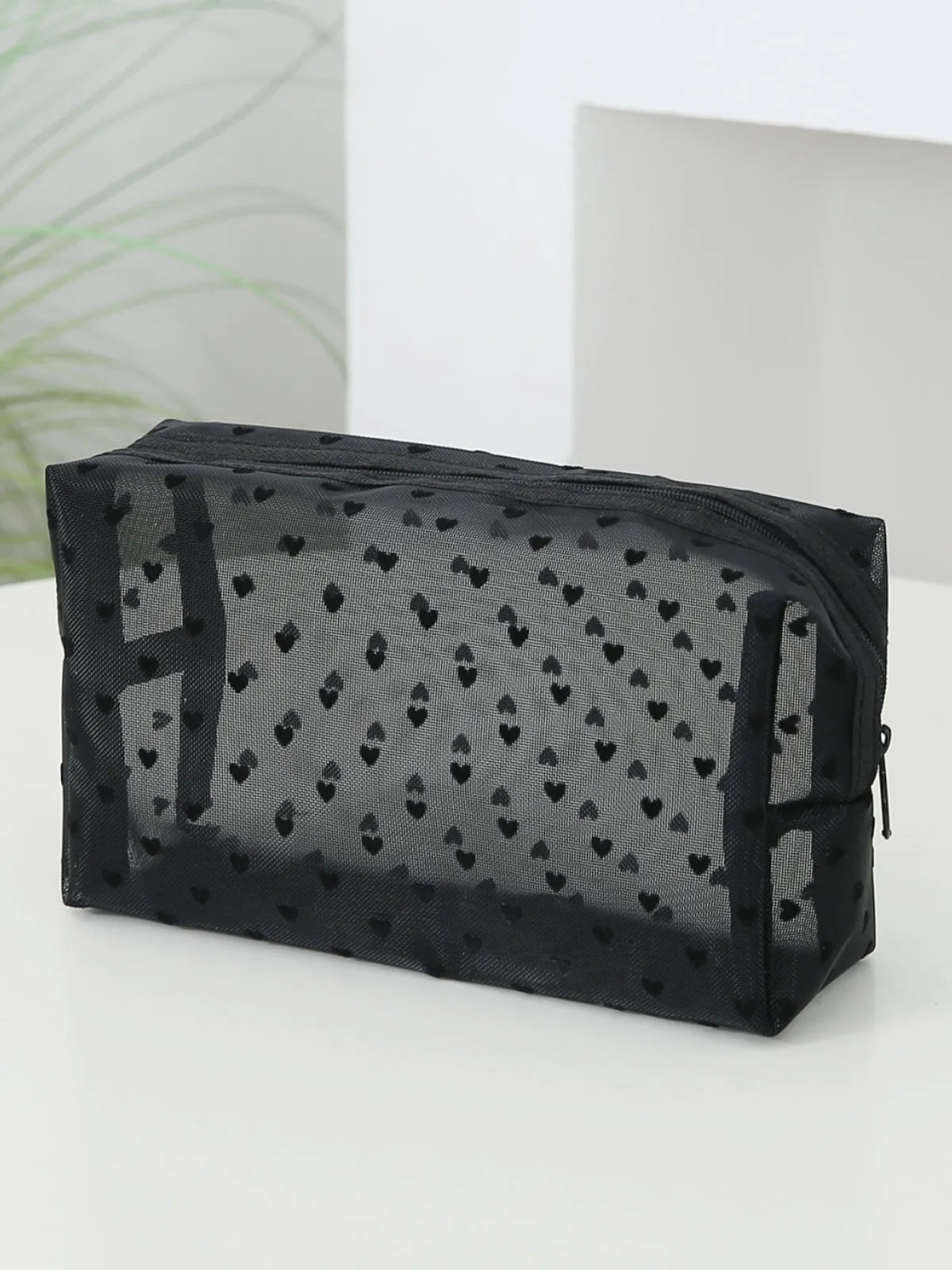 4-Piece Heart Polyester Storage Bag Set for Stylish Organization