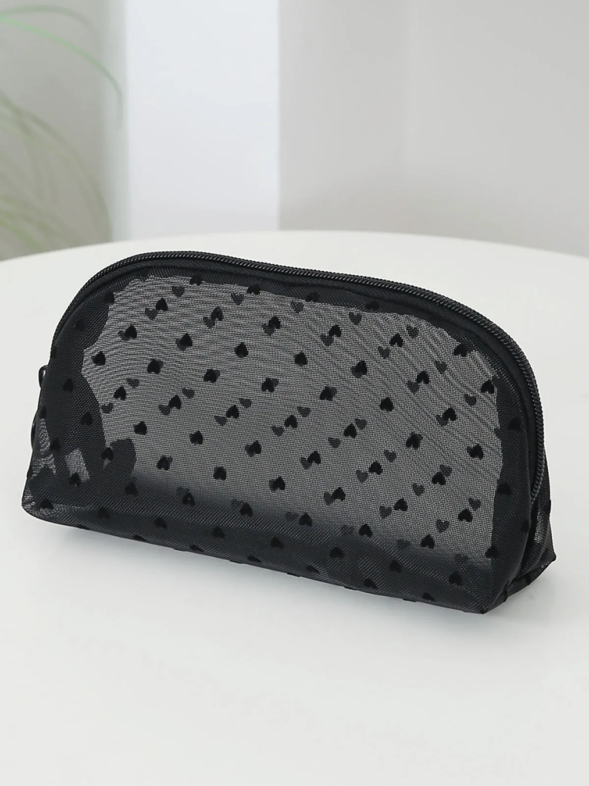 4-Piece Heart Polyester Storage Bag Set for Stylish Organization