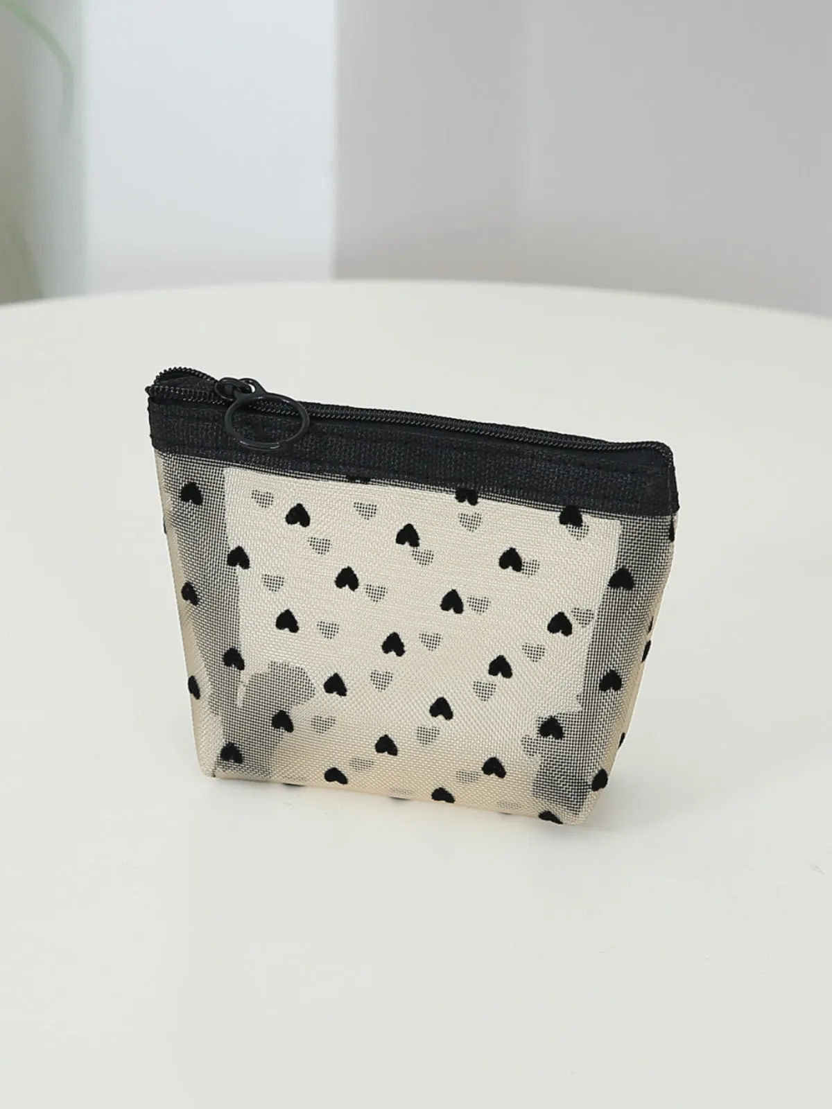 4-Piece Heart Polyester Storage Bag Set for Stylish Organization