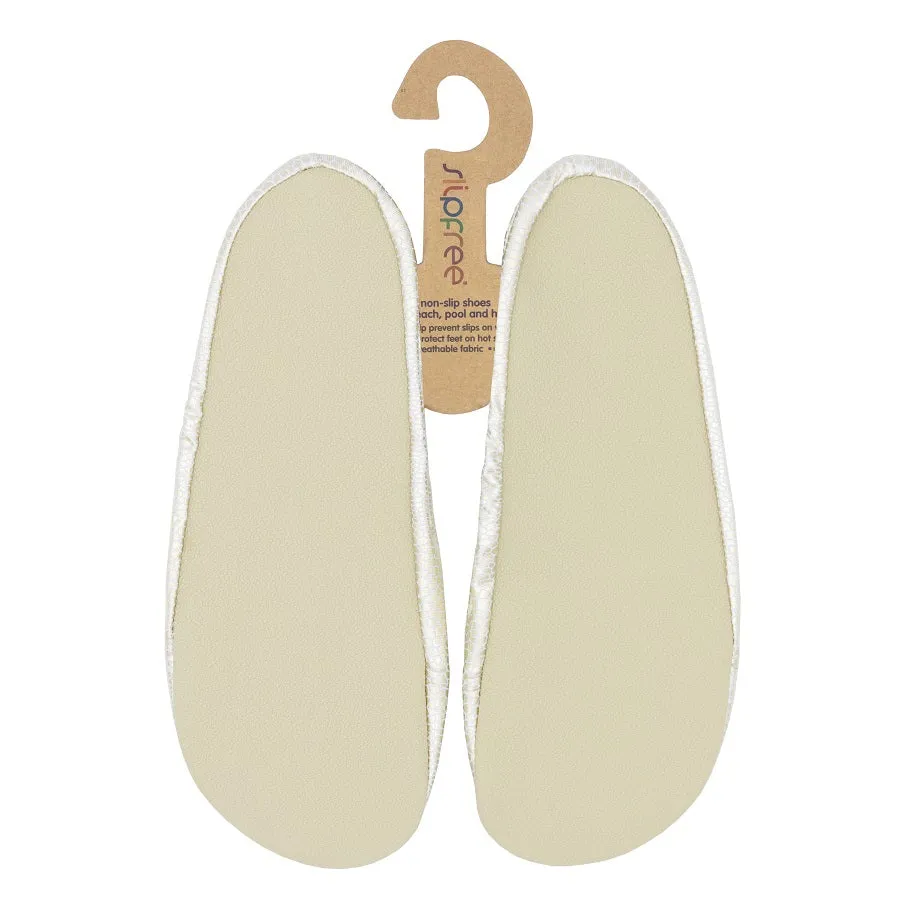 Adult Gold Glitter Foil Print Slipfree Shoes