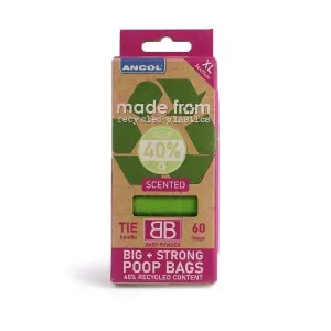 Ancol Made From Scented Poop Bag 4 Refill Pack - Pack of 12