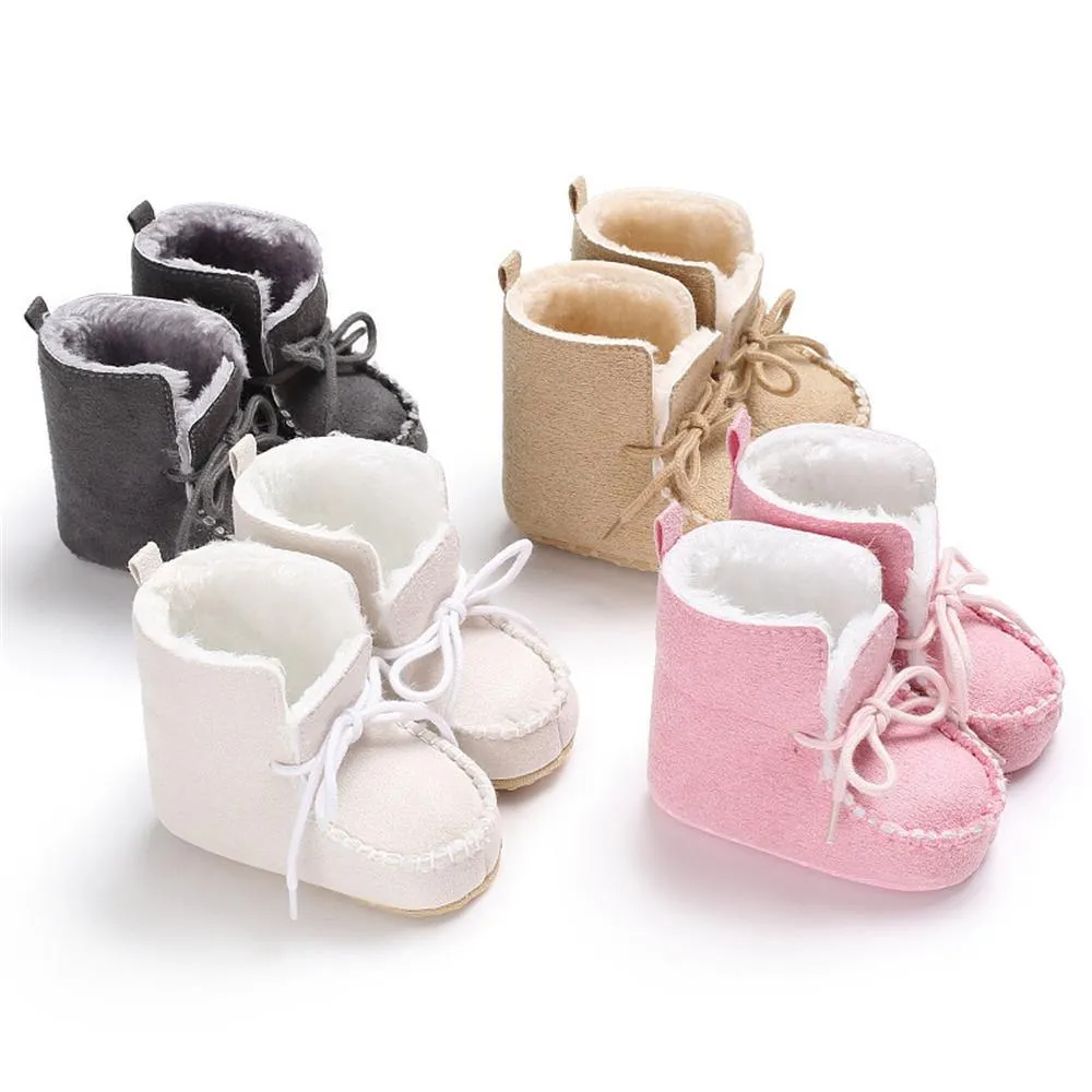 Baby Unisex Solid Warm Snow Boots Children Wholesale Shoes