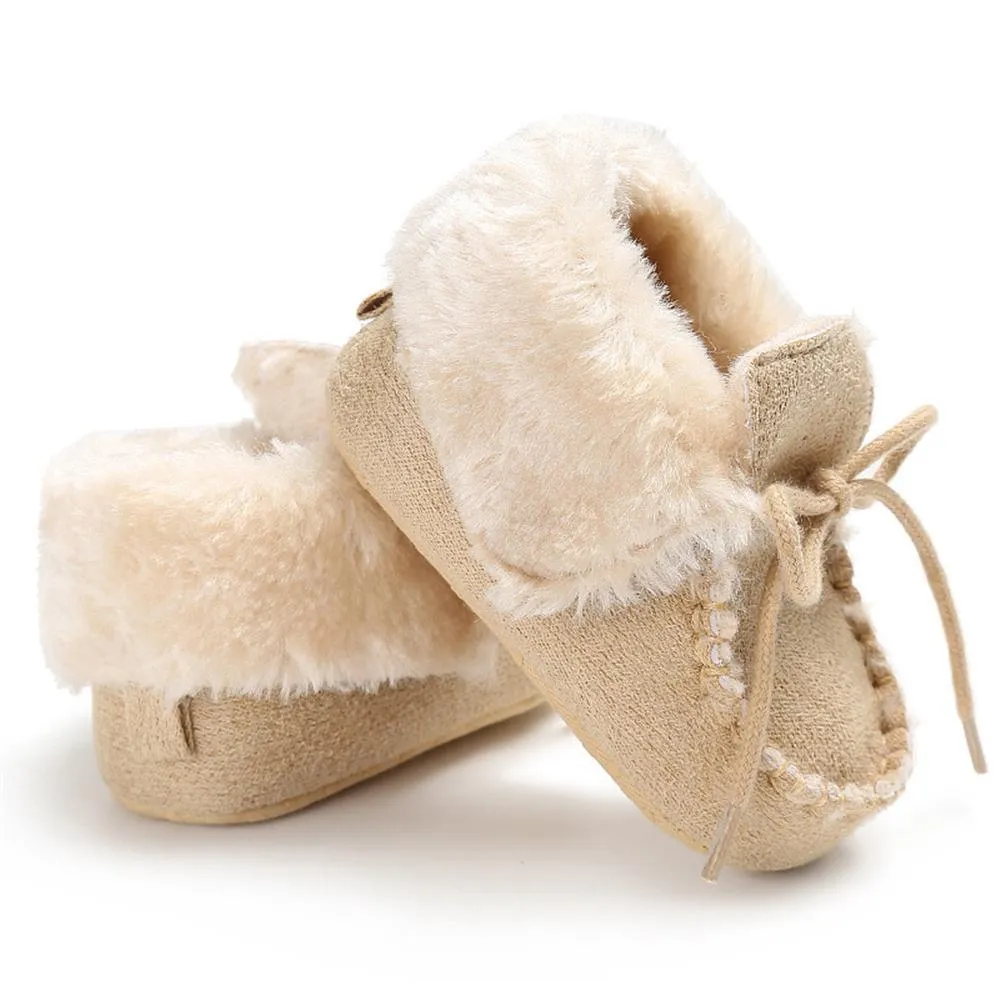 Baby Unisex Solid Warm Snow Boots Children Wholesale Shoes