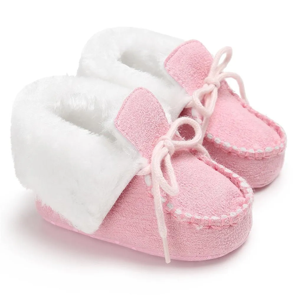 Baby Unisex Solid Warm Snow Boots Children Wholesale Shoes