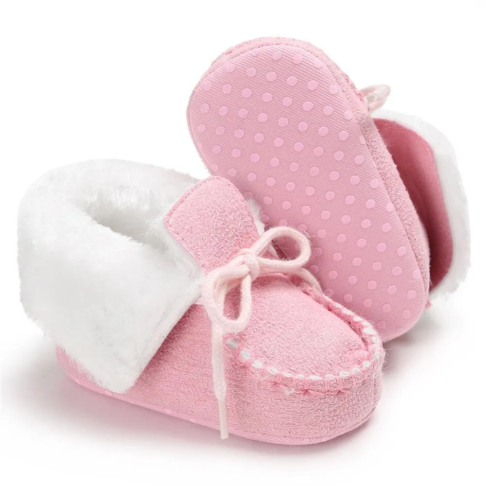 Baby Unisex Solid Warm Snow Boots Children Wholesale Shoes