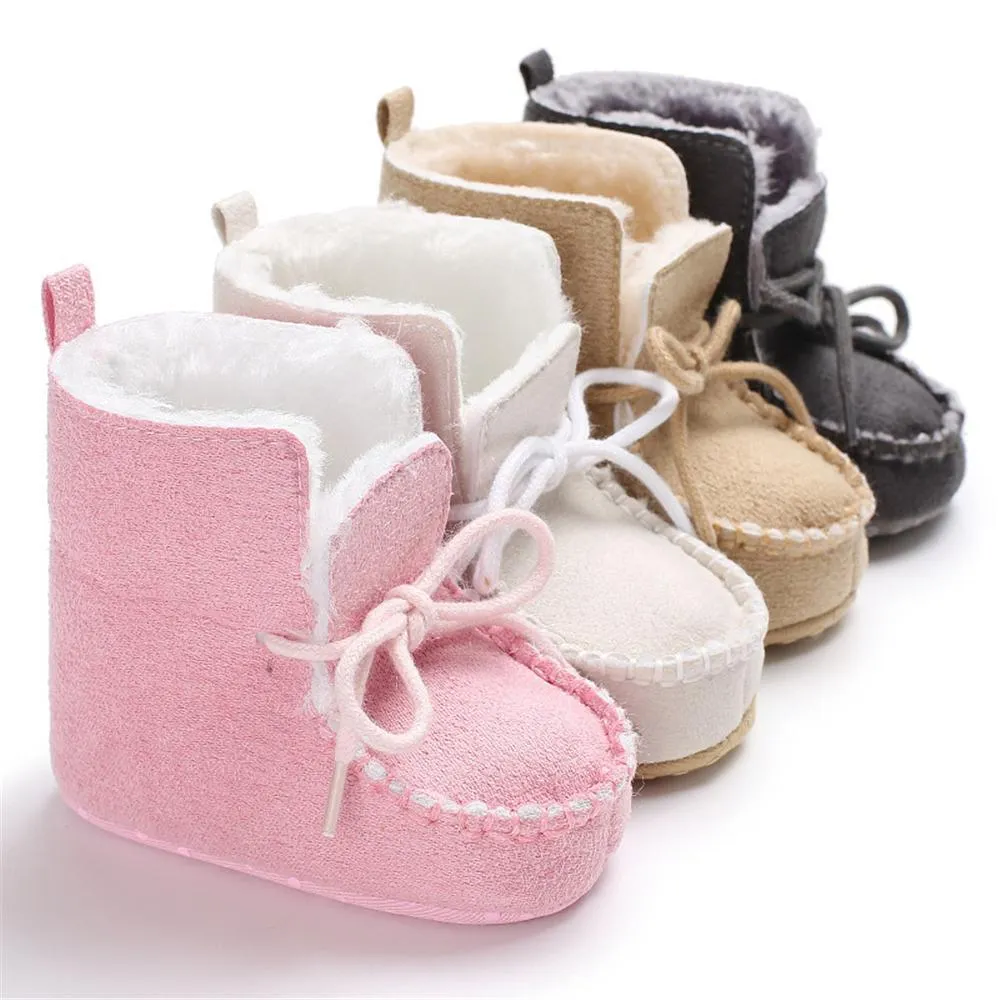 Baby Unisex Solid Warm Snow Boots Children Wholesale Shoes