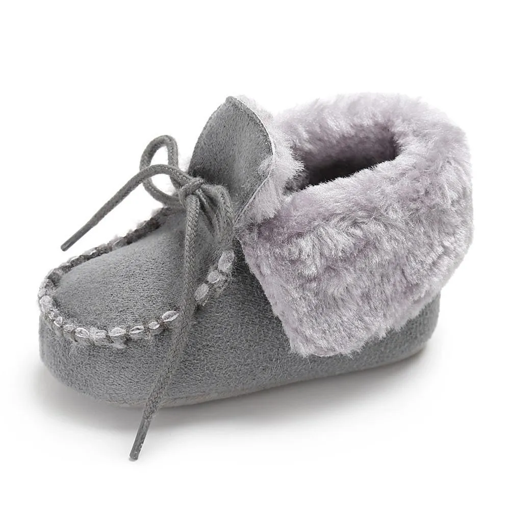 Baby Unisex Solid Warm Snow Boots Children Wholesale Shoes