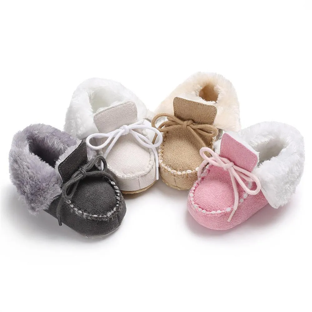 Baby Unisex Solid Warm Snow Boots Children Wholesale Shoes