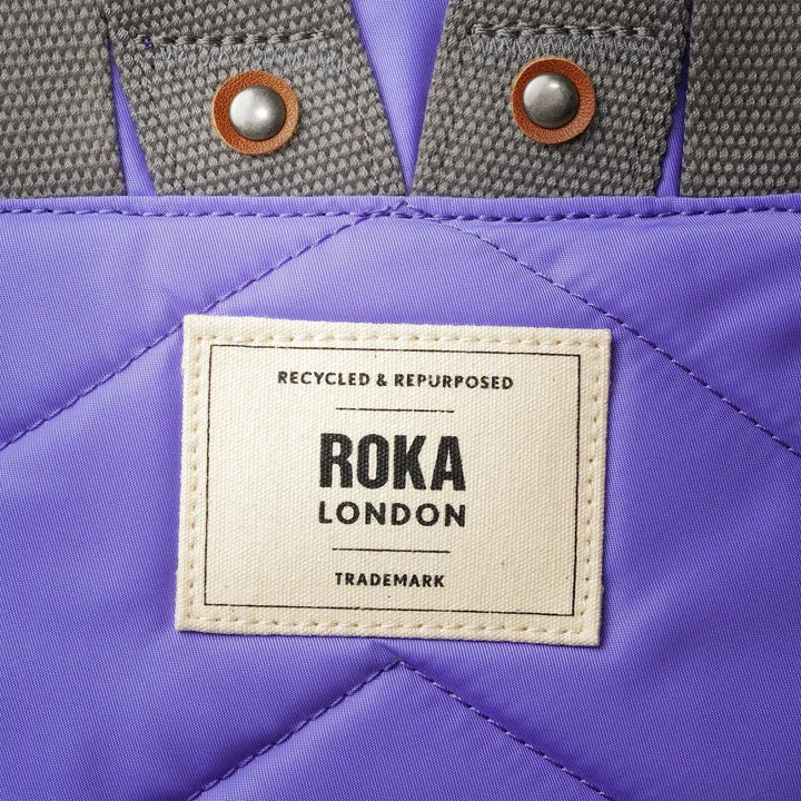 BANTRY B RECYCLED NYLON SMALL SIMPLE PURPLE BACKPACK