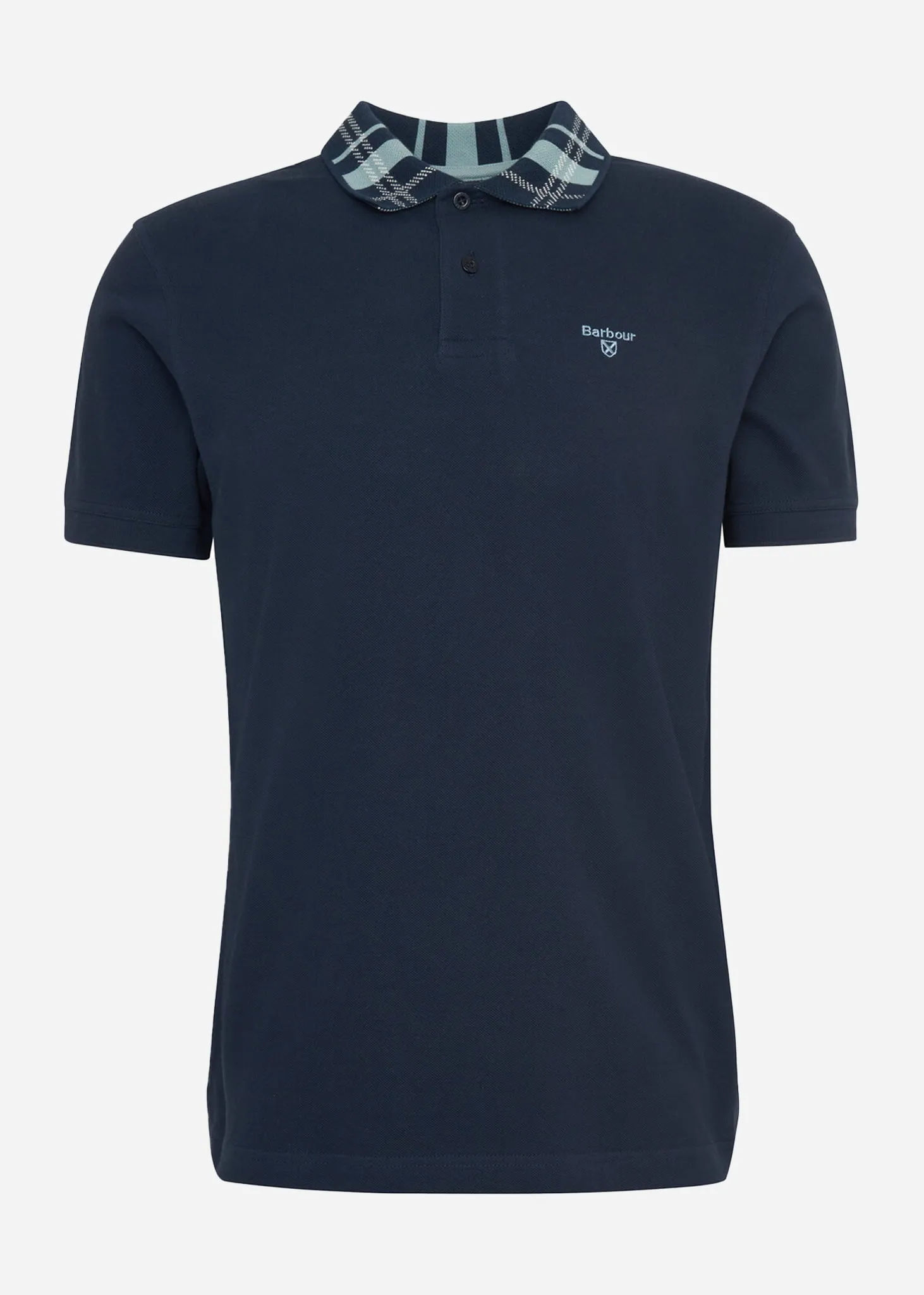 Barbour trematon tailored fit polo shirt - navy