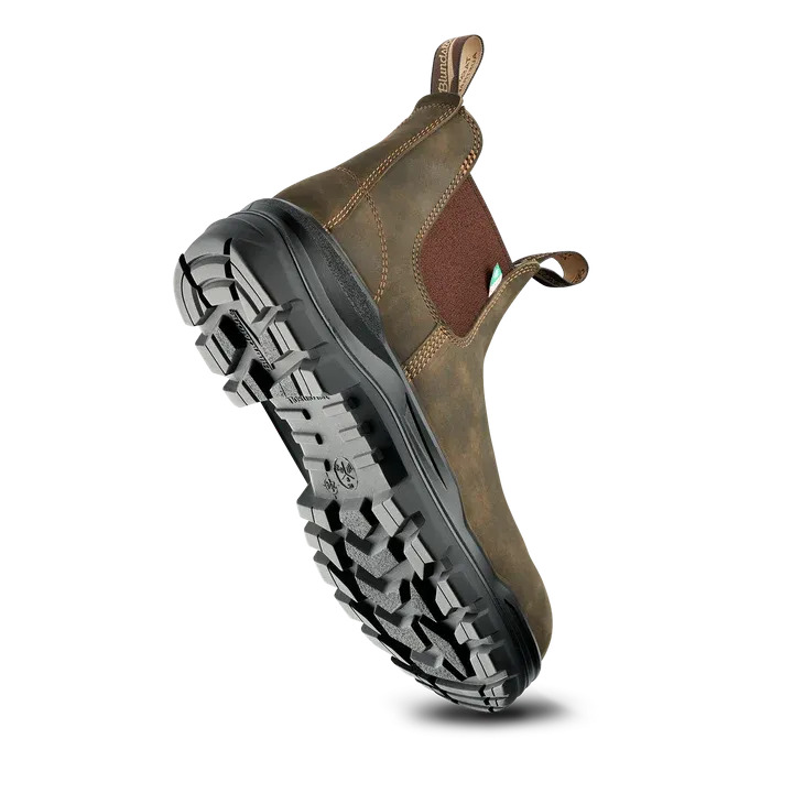 Boots - Blundstone Rotoflex Work & Safety Boot, Rustic Brown, 8302