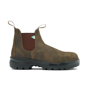 Boots - Blundstone Rotoflex Work & Safety Boot, Rustic Brown, 8302