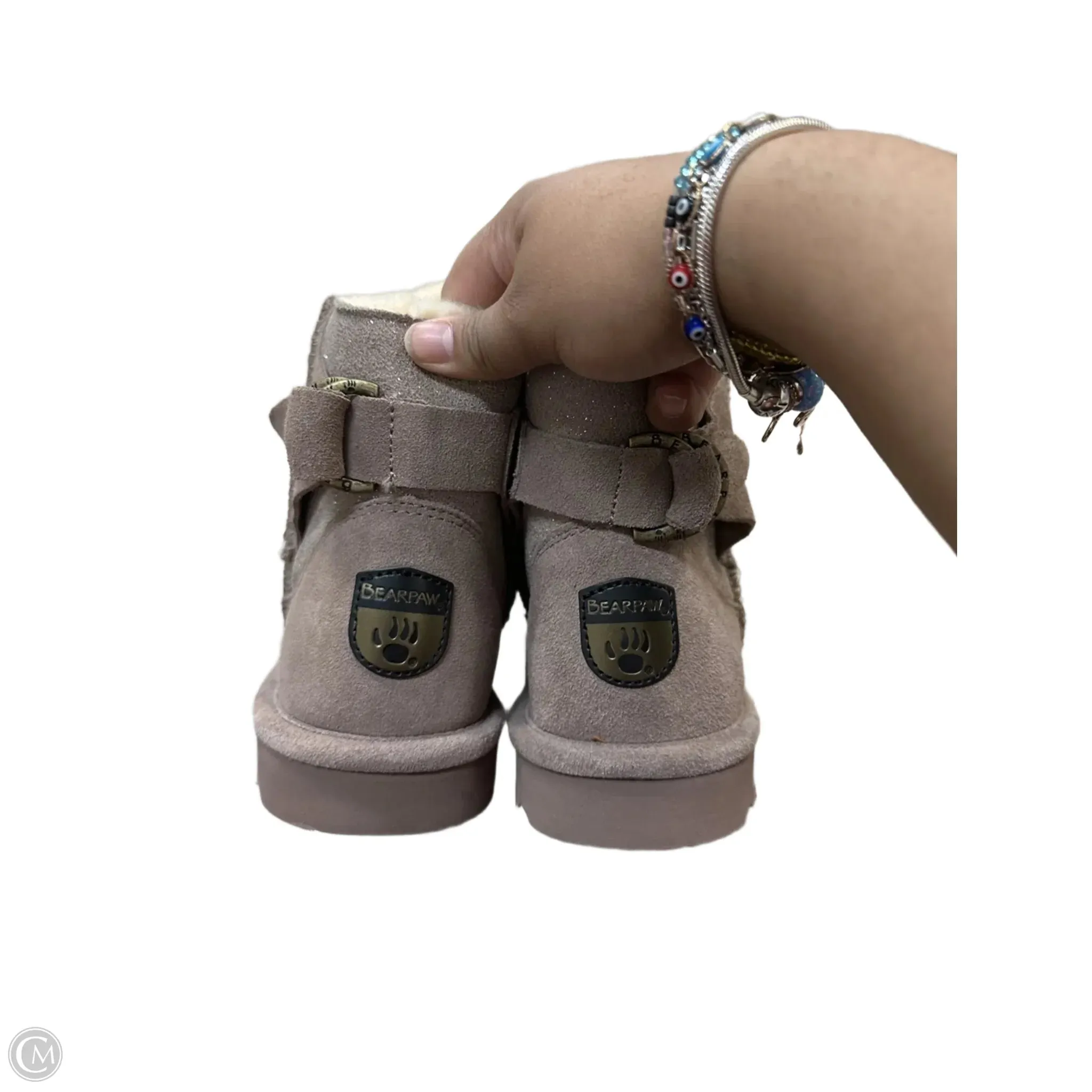 Boots Snow By Bearpaw In Taupe, Size: 9