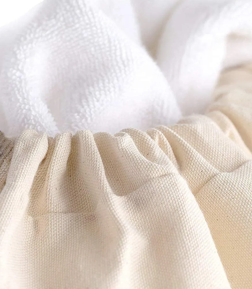 Brand new Cotton Craft - 2 Pack Extra Large 100% Cotton Canvas Heavy Duty Laundry Bags - Natural Cotton - 28x36 Inch! Also great to use as hamper liners! Retails $49 