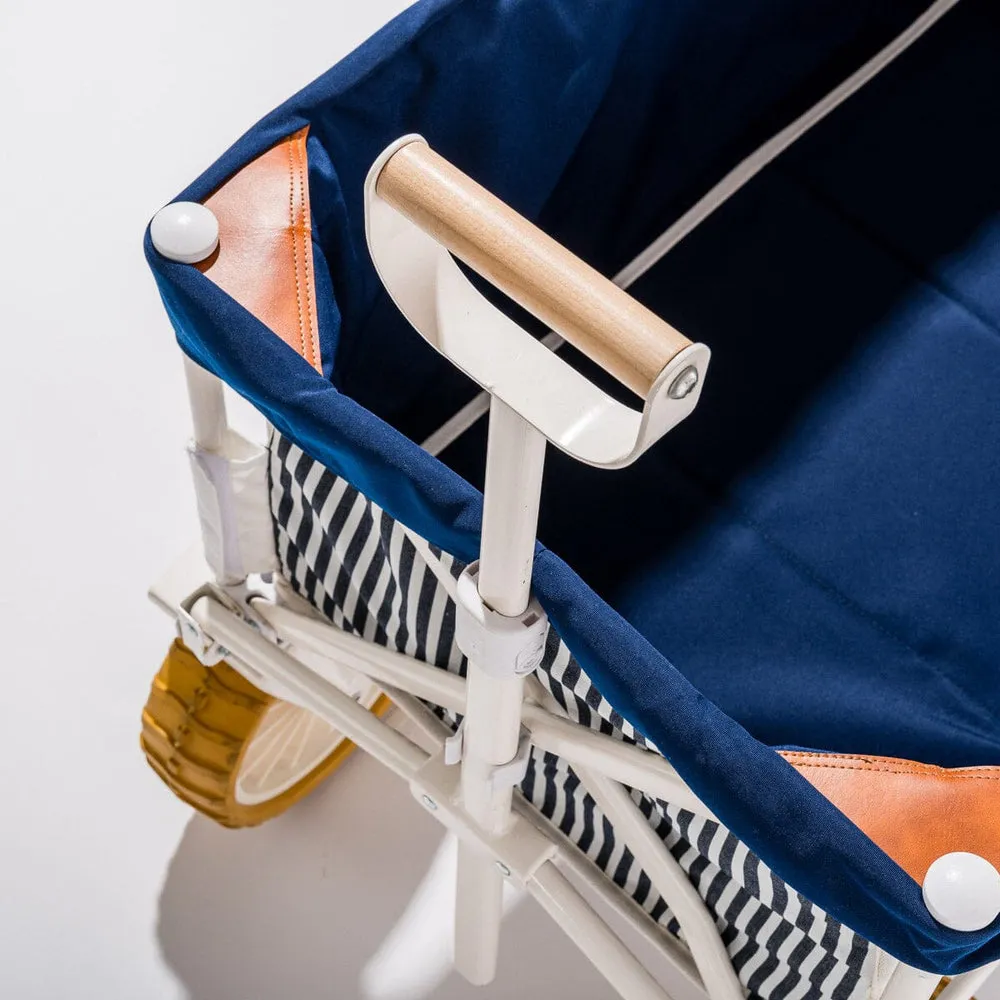 Business & Pleasure - Beach Cart - Laurens Navy Stripe