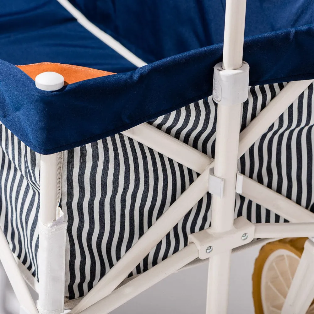 Business & Pleasure - Beach Cart - Laurens Navy Stripe
