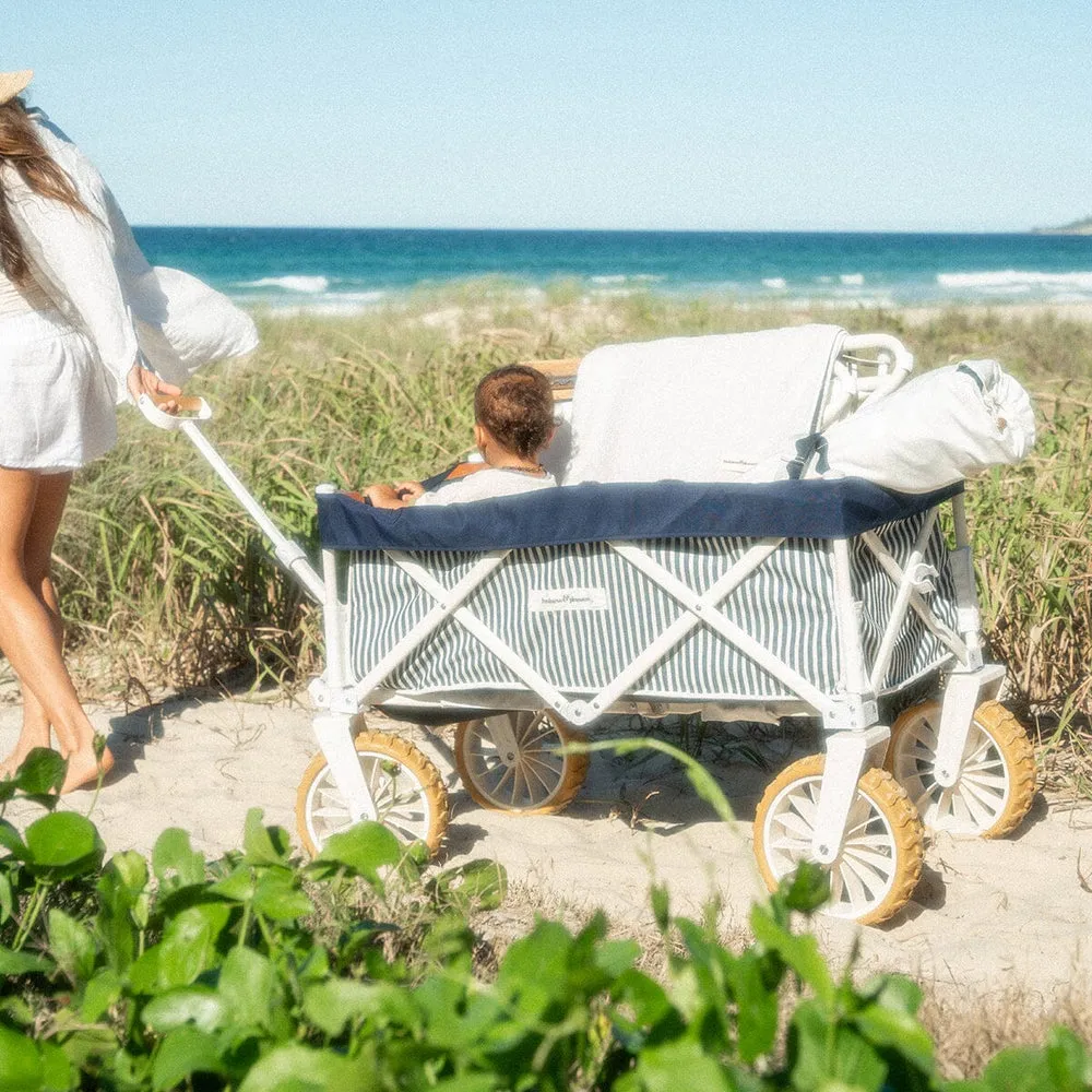 Business & Pleasure - Beach Cart - Laurens Navy Stripe