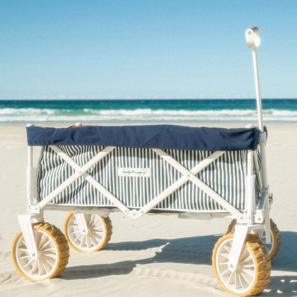Business & Pleasure - Beach Cart - Laurens Navy Stripe