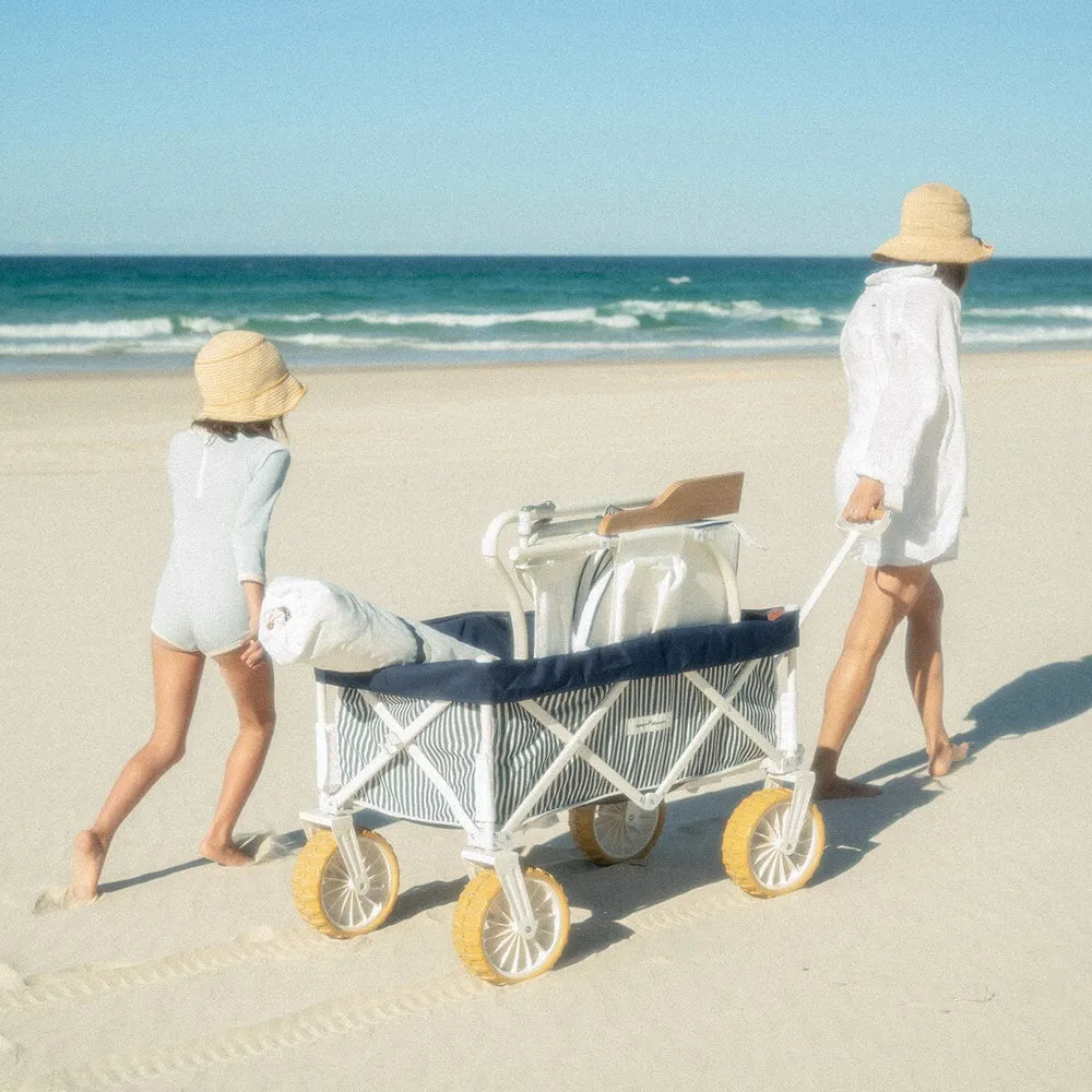 Business & Pleasure - Beach Cart - Laurens Navy Stripe