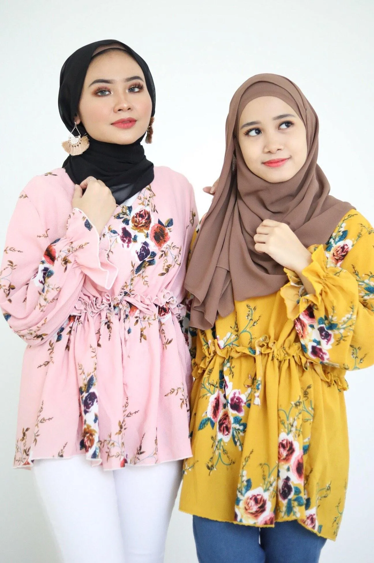 Butter Joy Waist Ruffle Tops