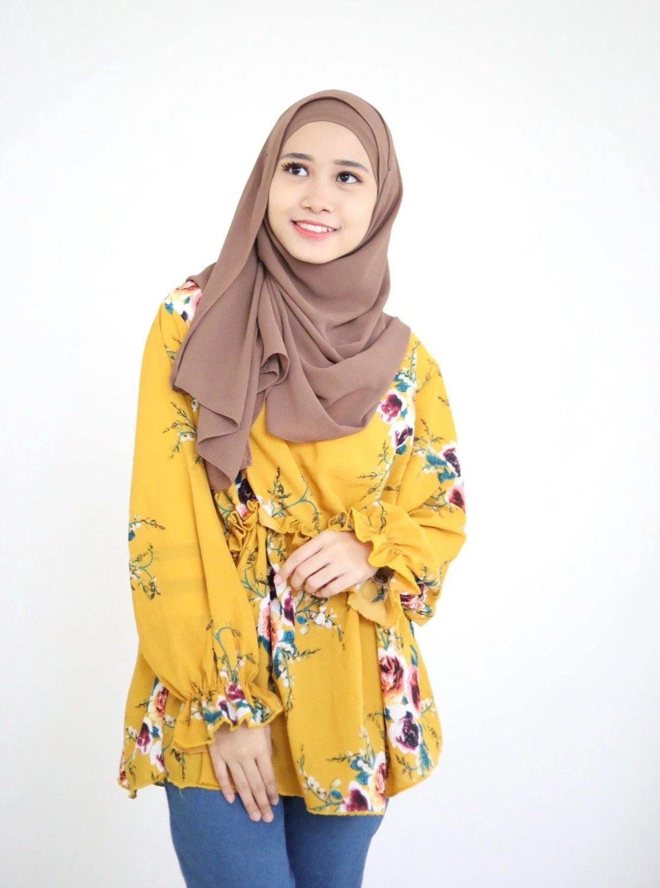 Butter Joy Waist Ruffle Tops