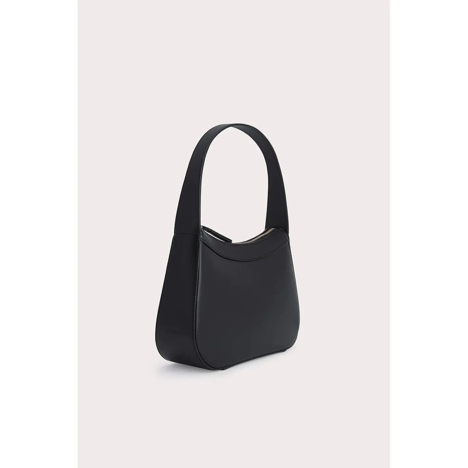 BY FAR KIKI BLACK BOX CALF LEATHER