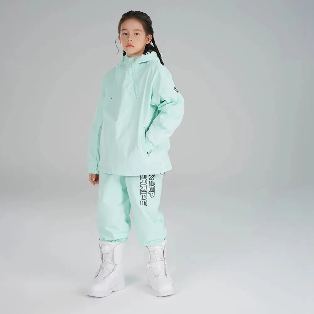 Cargo Insulated Girls & Boys Snowboard Jacket And Pants