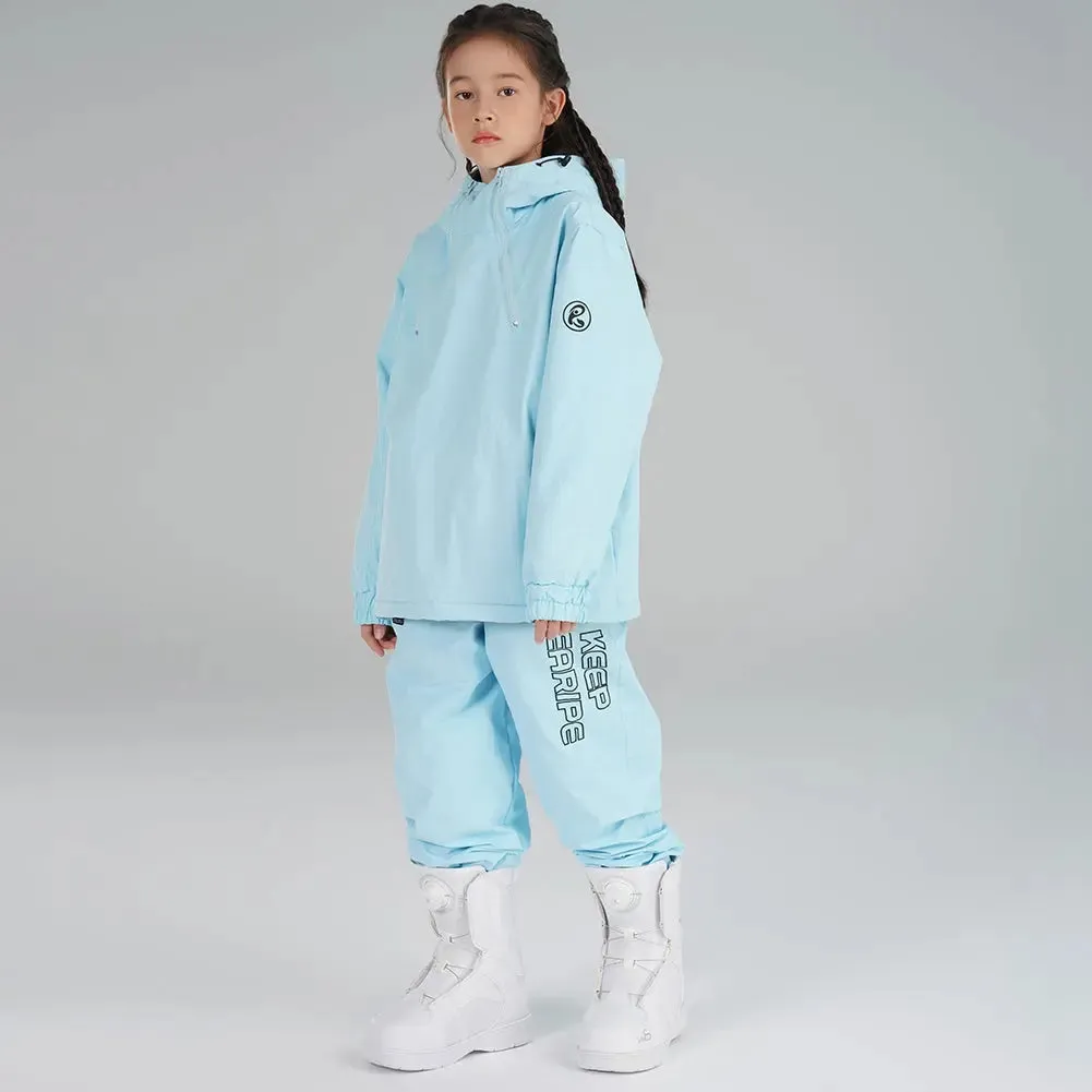 Cargo Insulated Girls & Boys Snowboard Jacket And Pants