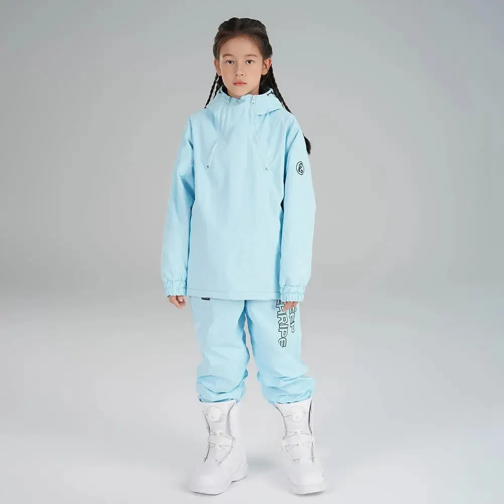 Cargo Insulated Girls & Boys Snowboard Jacket And Pants