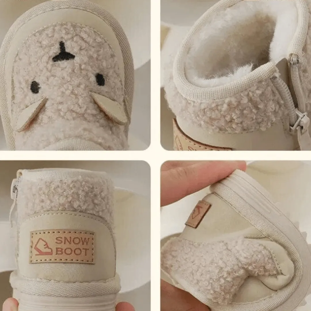 Cartoon Bear Kids Snow Boots