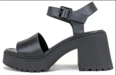 Casual Chunky Platform Heel Sandals