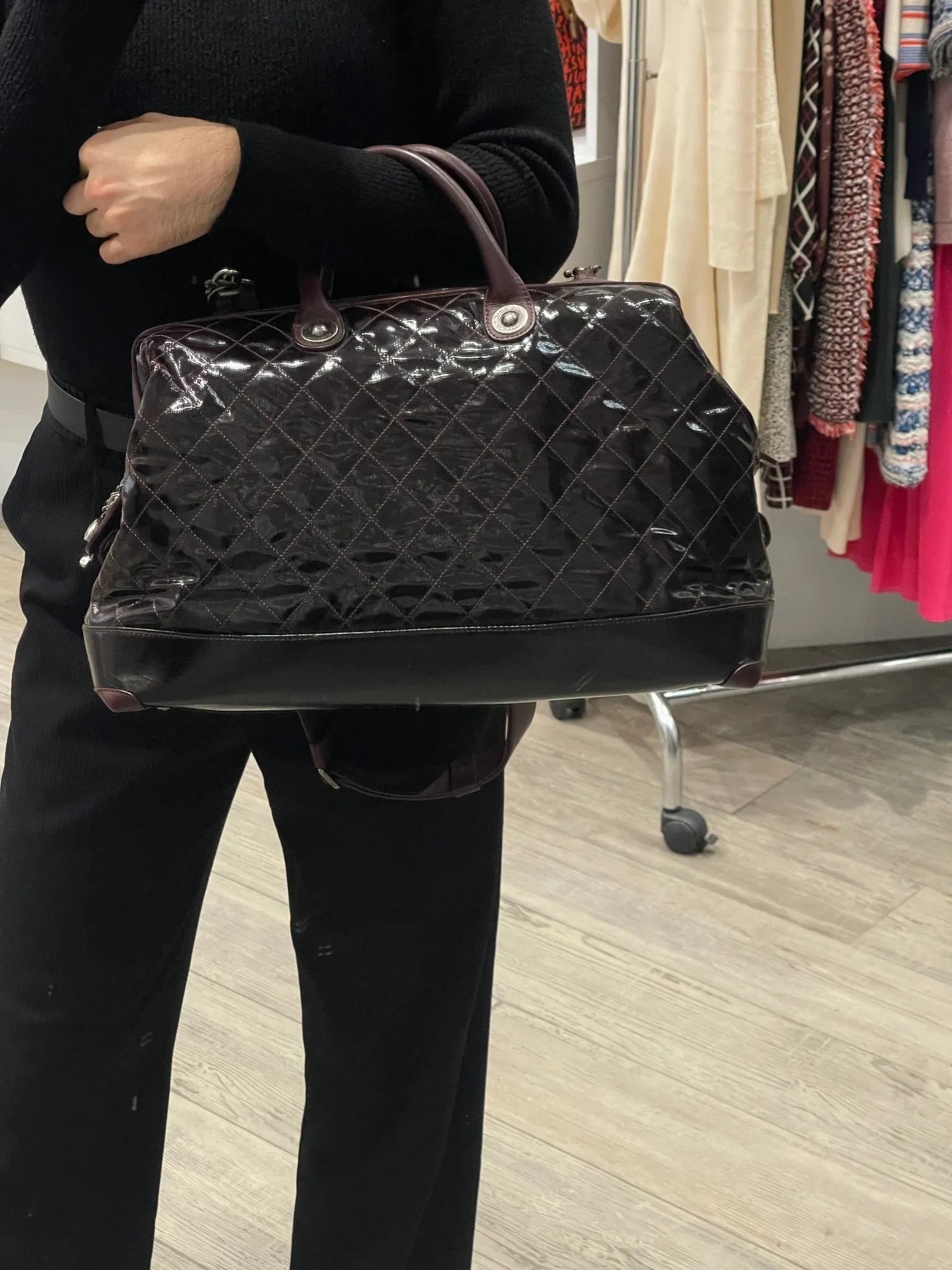 Chanel - grand cabas bordeaux