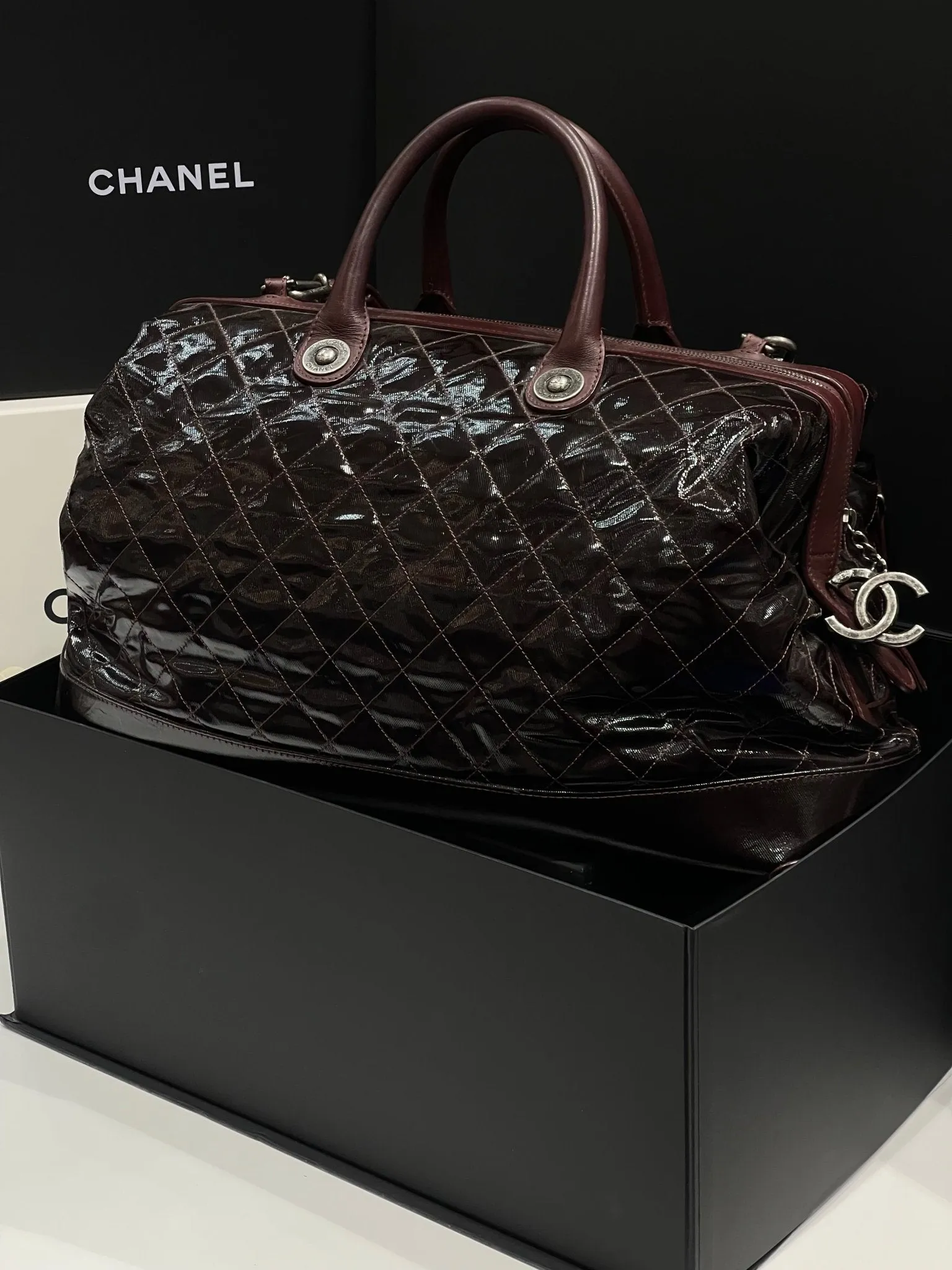 Chanel - grand cabas bordeaux