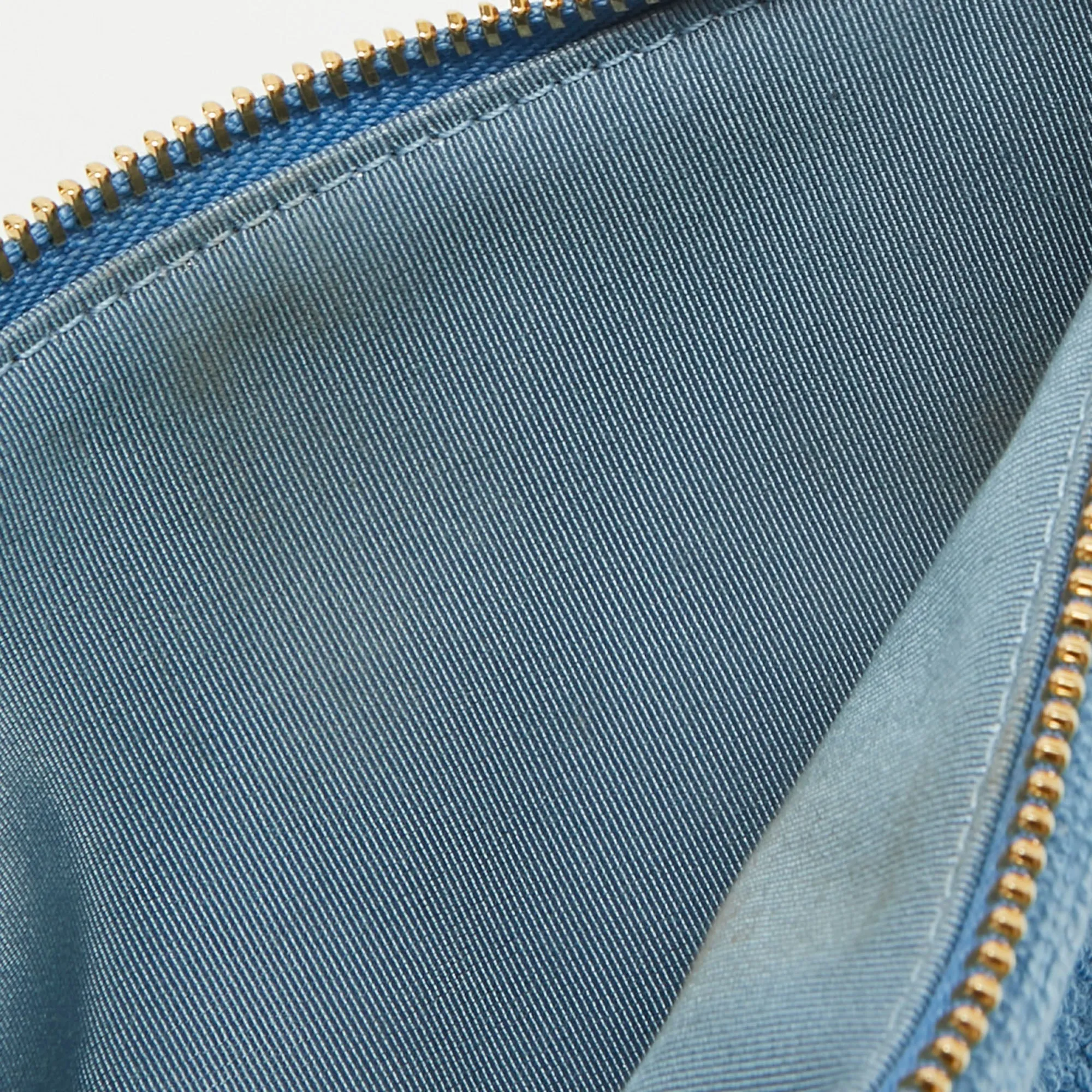 CHANEL Light Blue Quilted Terry Cloth Coco Beach Shopper Tote
