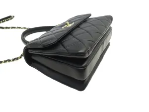 Chanel Trendy CC Top Handle black bag