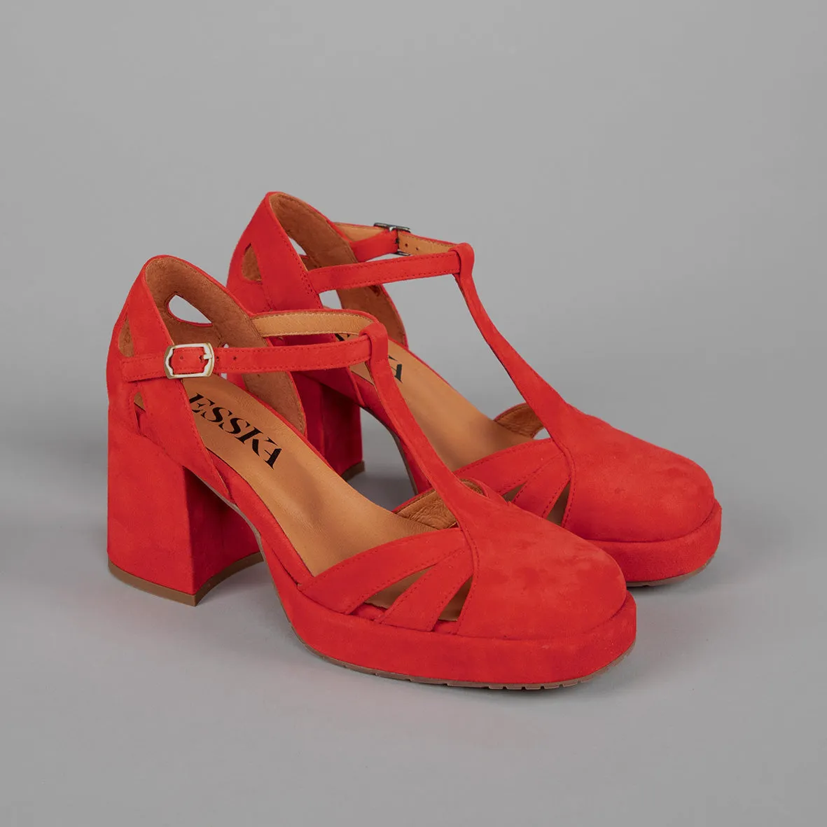 Chaza Red Suede