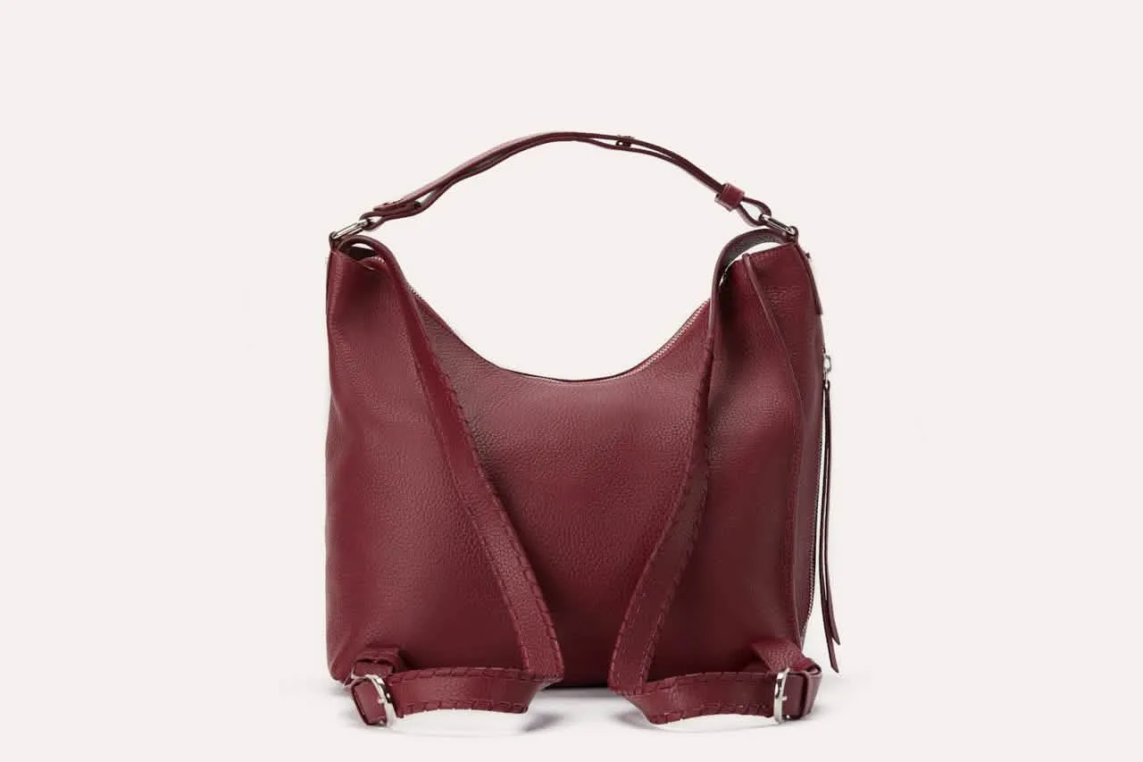 Chic Multi-Functional Leather Bag