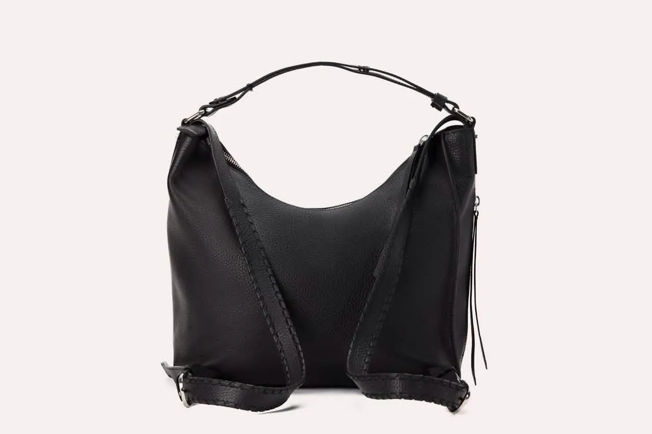 Chic Multi-Functional Leather Bag