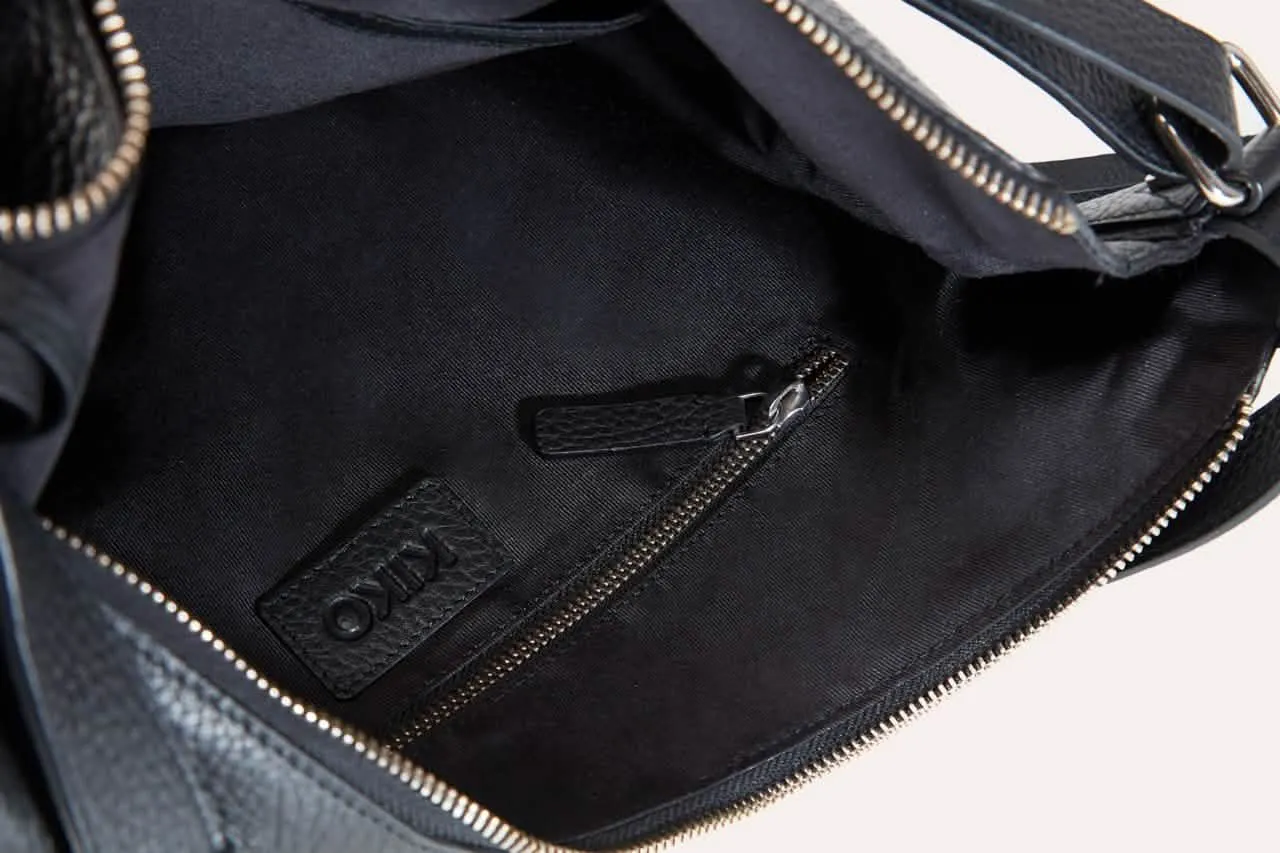 Chic Multi-Functional Leather Bag