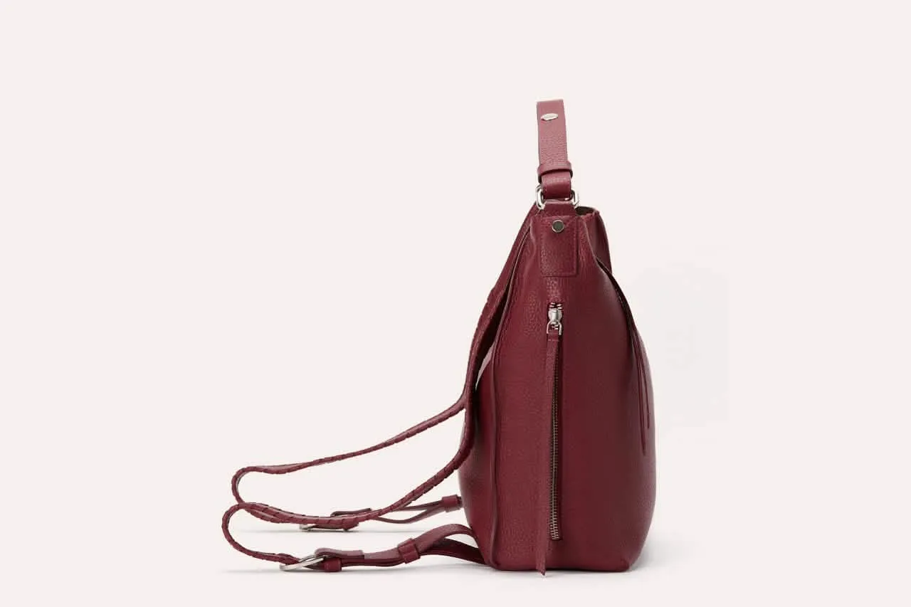 Chic Multi-Functional Leather Bag