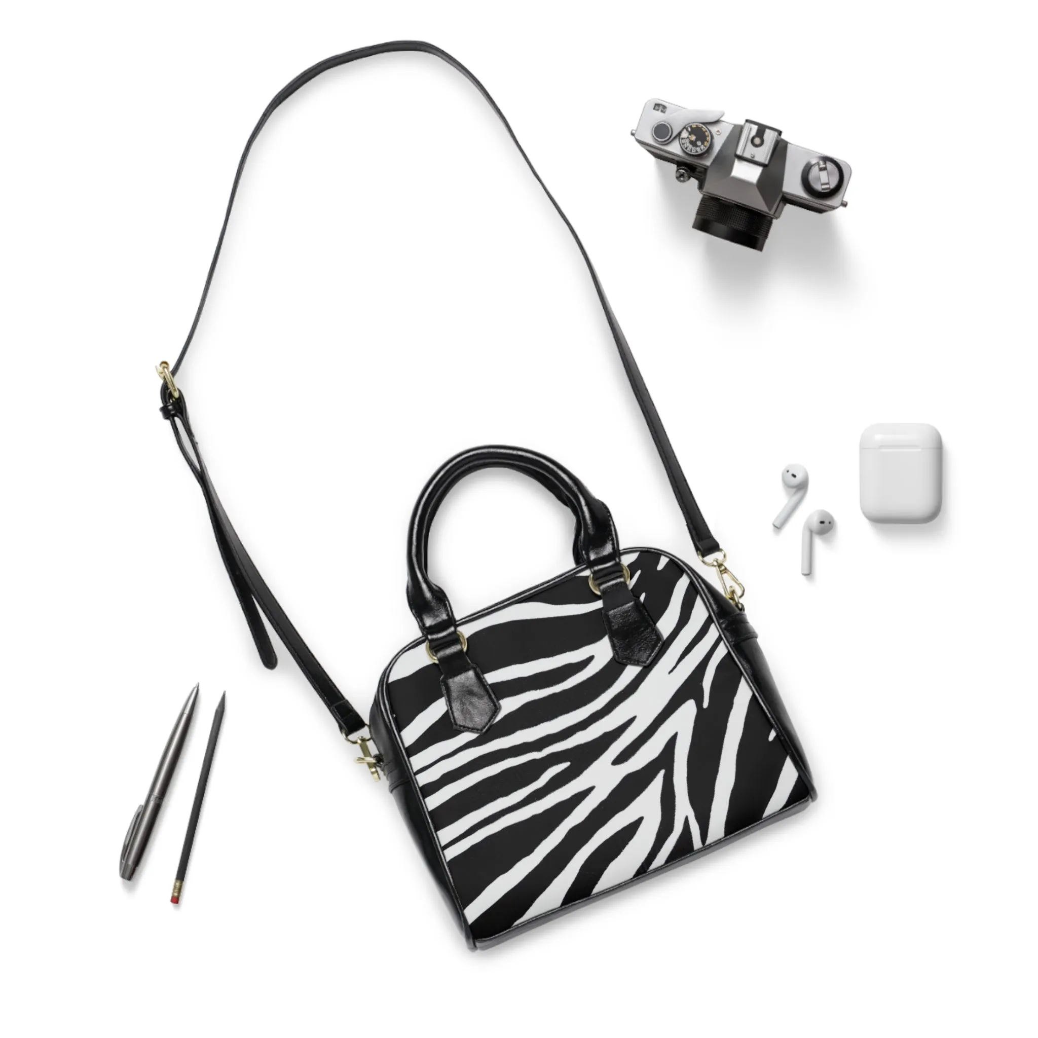 CHIC ZEBRA Shoulder Handbag