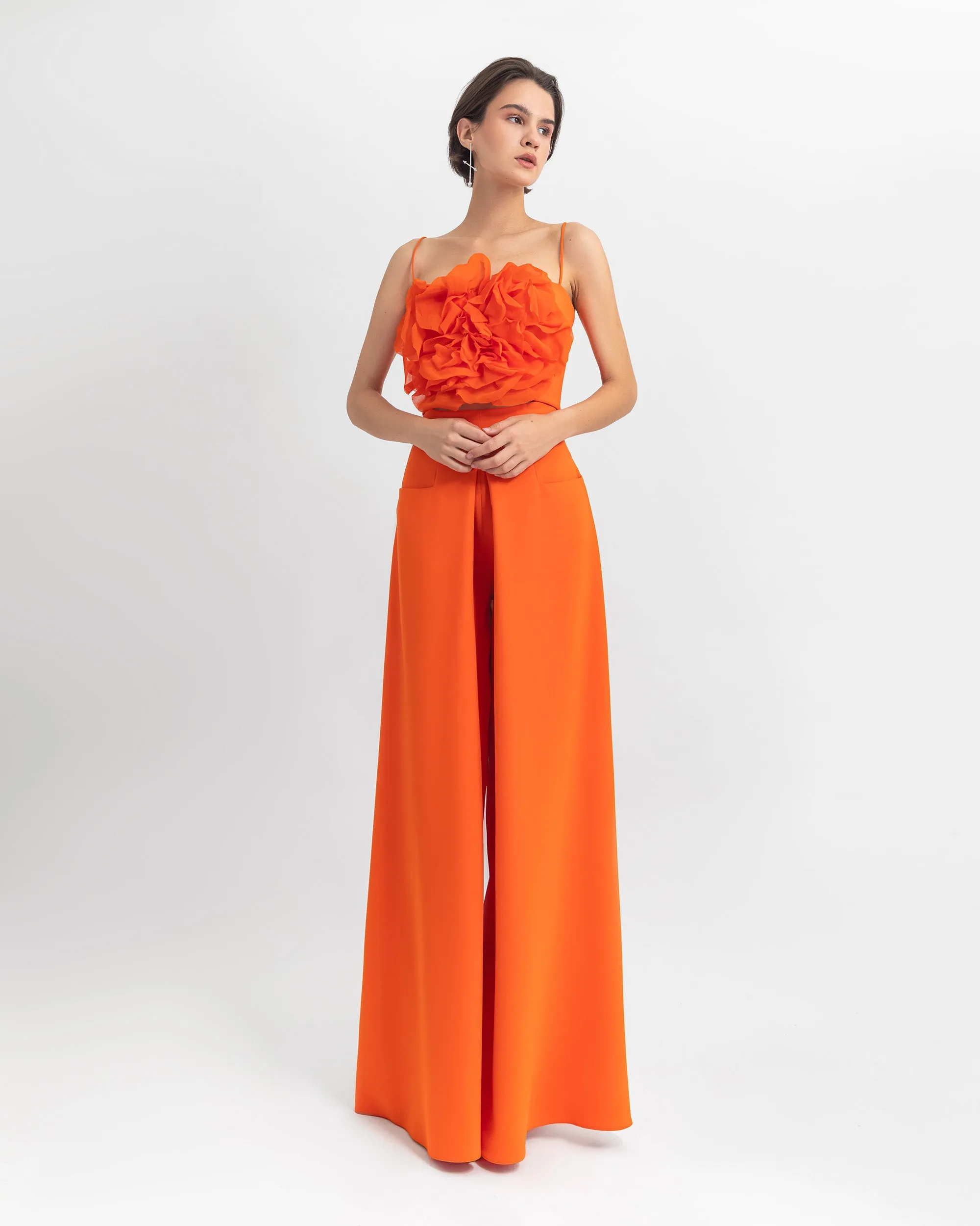 Chiffon Flower Top