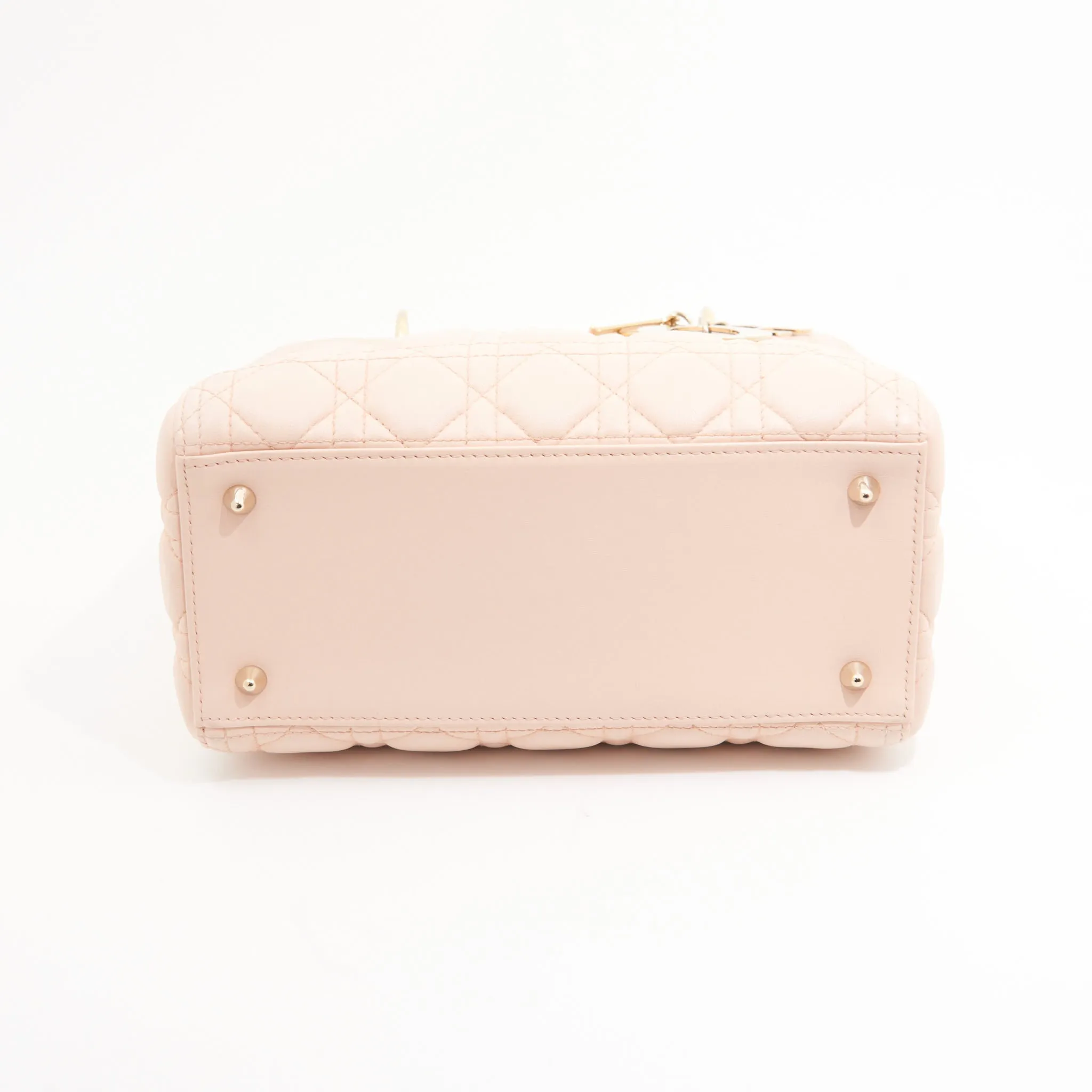 Christian Dior Lambskin Lady Dior Medium in Pink