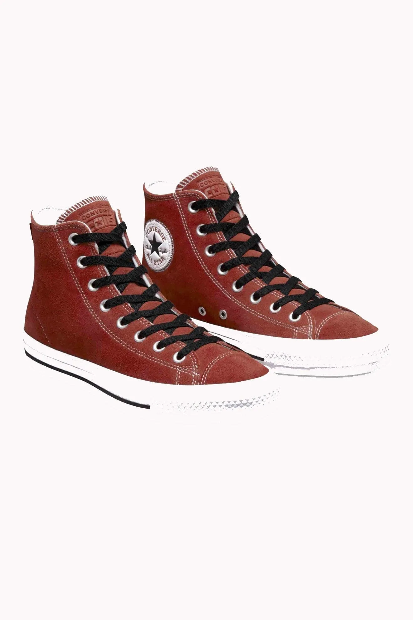 CONVERSE CONS CHUCK TAYLOR ALL STAR PRO SUEDE HIGH TOP - DARK TERRACOTTA