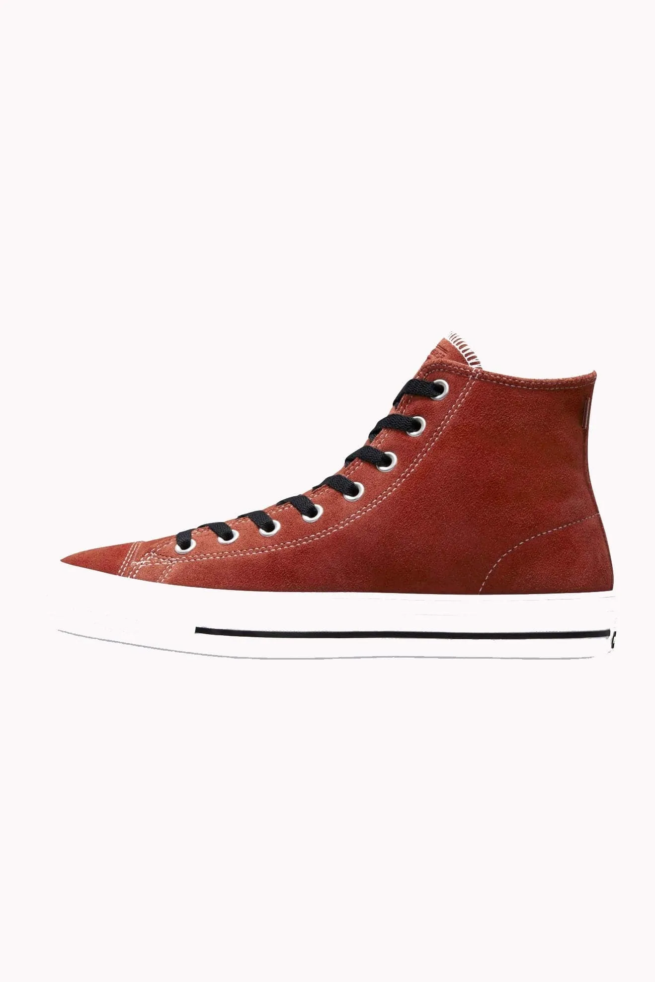 CONVERSE CONS CHUCK TAYLOR ALL STAR PRO SUEDE HIGH TOP - DARK TERRACOTTA