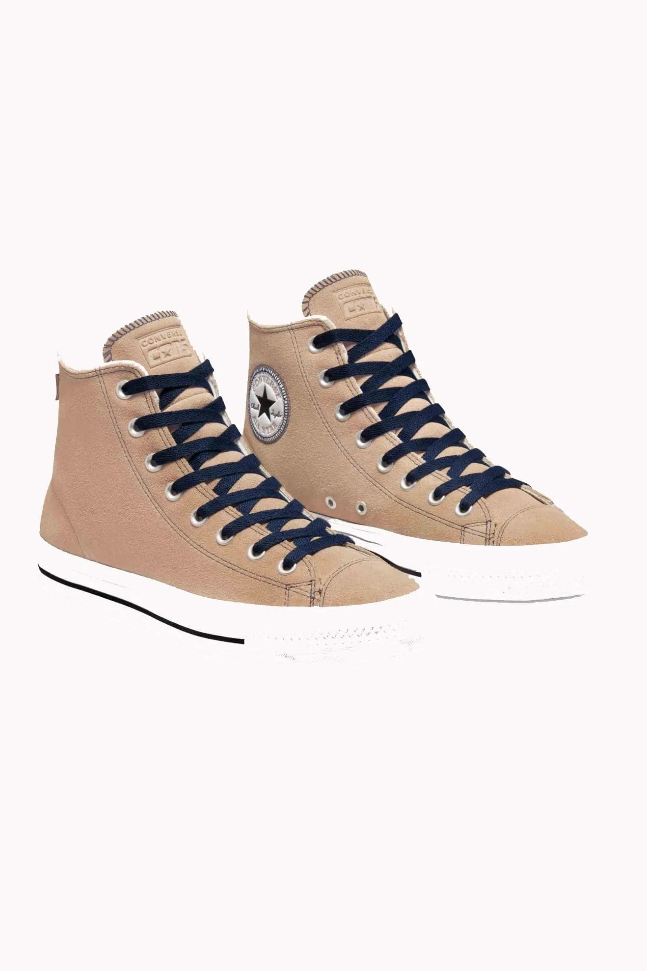 CONVERSE CONS CHUCK TAYLOR ALL STAR PRO SUEDE HIGH TOP - HEMP/BLACK/WHITE