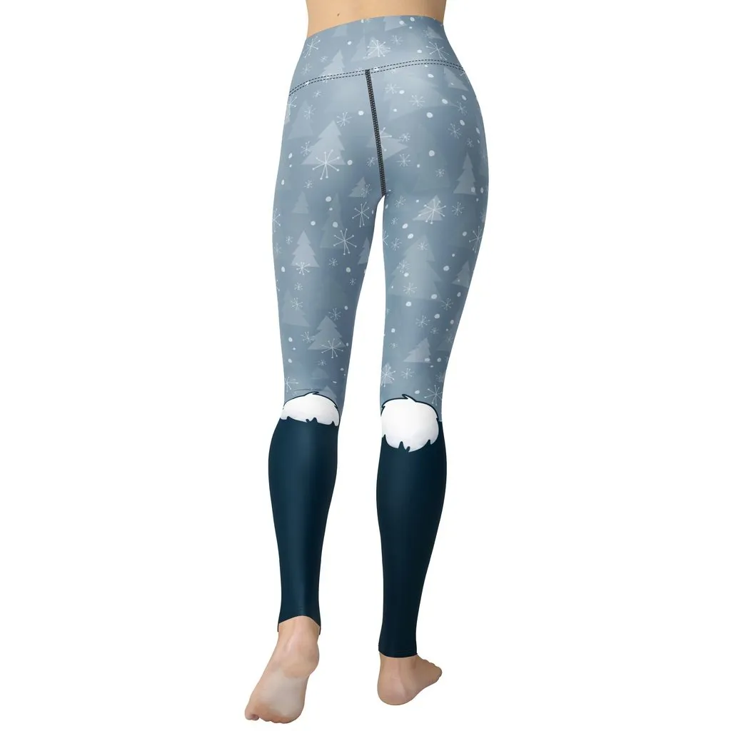 Cozy Cute Bear Yoga Leggings