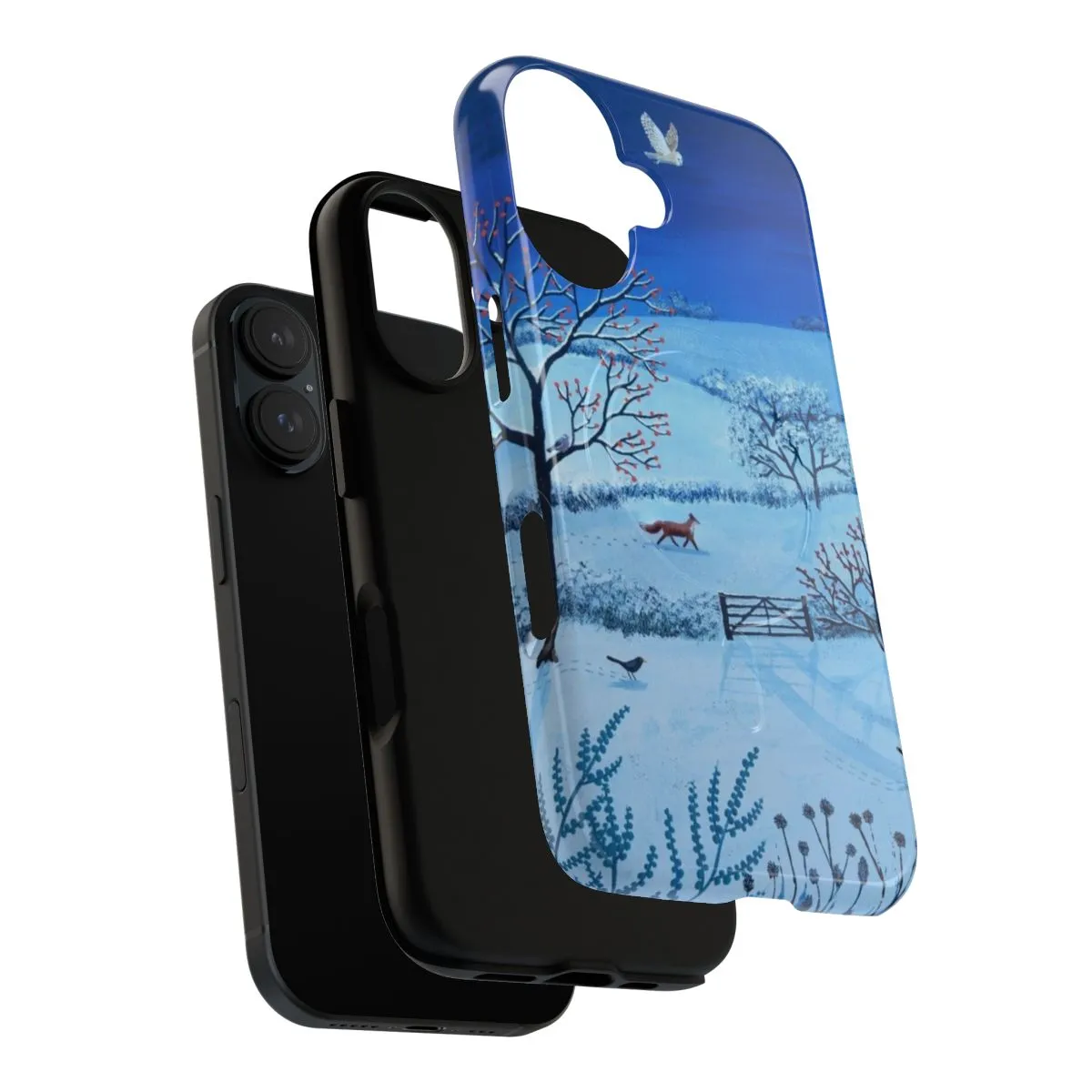 Cozy Night Snow Landscape Phone Case